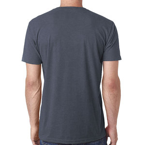 เสื้อยืดแขนสั้นออกกำลังกายกีฬาผู้ชายฤดูร้อนสไตล์ยุโรปและอเมริกาเสื้อถักคอวีเข้ารูปเข้ารูป - Product Image 3