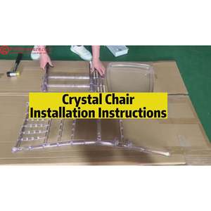 Juego de 4 sillas Chiavari acrílicas transparentes para comedor moderno Accent Event Wedding Party Reception Ghost Chairs - Product Image 4