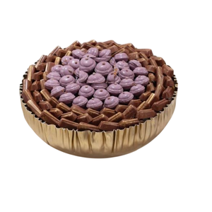 Último diseño redondo de metal decorativo para postres platos para servir dulces de chocolate para bodas y ocasiones especiales - Product Image 3