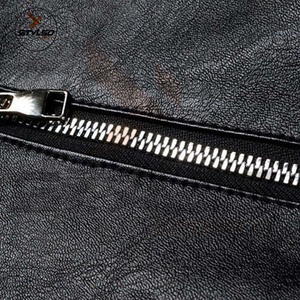 Winter Fashion OEM Designs Genuine <b>Leather</b> <b>Biker</b> High Street <b>Jacket</b> for Men Slim Fit Trending Breathable Oversized - Product Image 6