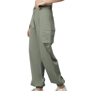 Lightweight <b>Women's</b> Cargo Pants Jogger Style for Hiking Everyday Wear Soft Comfortable Quick Dry Breathable Striped Pattern 100% - Product Image 3