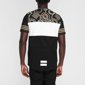 Camisetas de manga corta de Golf para hombre 2024 con patrón sólido de microfibra de secado rápido y ropa OEM con logotipo personalizado - Product Image 2