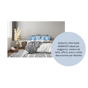 Lot de 4 housses de coussin effet velours doux 45x45 cm bleu gris style abstrait moderne taies d'oreiller décoratives - Product Image 5