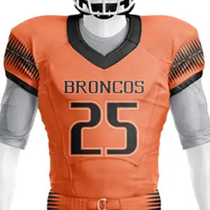 Vente en gros Uniforme de football américain personnalisé de haute qualité Maillot en tissu à mailles de compression élégant Chemises/hauts de sport Vente en gros - Product Image 3