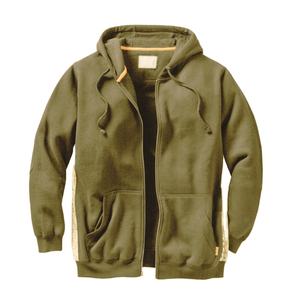 Sweat à capuche pour homme personnalisé avec fermeture éclair complète 100% coton French Terry Oversize Sweat Logo personnalisé Poids lourd GSM - Product Image 6
