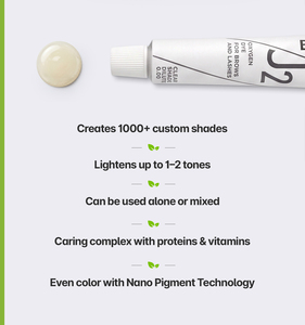 BrowXenna ®   OXYGEN J2 Kit doble de tinte para cejas y pestañas, juego de 2 × 7 ml, diluyente de tono transparente # 0.0 - Product Image 2