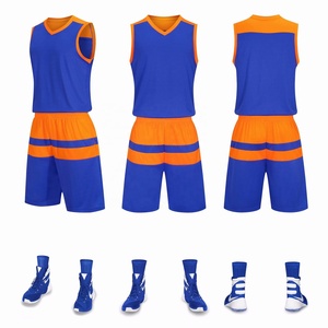 Camisetas reversibles sin pantalones de baloncesto al por mayor uniformes de baloncesto personalizados camiseta de entrenamiento de baloncesto de manga corta - Product Image 5
