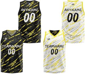 Ensembles uniformes de shorts de maillot de basket-ball respirants réversibles personnalisés industrie de vêtements de sport de haute qualité avec logo imprimé en polyester - Product Image 3