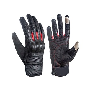 Guantes de Motociclismo Unisex con Logotipo Personalizado, de Cuero Impermeable para Invierno, con Cierre de Hebilla, Nueva Llegada - Product Image 1