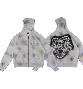 Moda desgastada Eplic sudaderas con capucha para la venta de bajo costo de estilo urbano sudaderas con capucha unisex disponibles a granel - Product Image 5