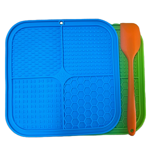 Custom Logo Silicone Slow Feeder Lick <b>Mat</b> for Dogs, Multifunctional Interactive Pad Promotes Healthy Eating & Stress Relief - Product Image 2