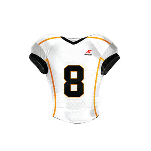 Nouvel uniforme de football américain pour adultes, manches courtes, personnalisable, haute qualité, 100% polyester respirant, dernier design - Product Image 6