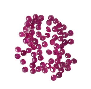 Gemme Vivaaz 100% <span class=keywords><strong>pietra</strong></span> <span class=keywords><strong>preziosa</strong></span> naturale rubino 3.5mm rosso sfaccettato sfaccettato ha certificato la <span class=keywords><strong>pietra</strong></span> <span class=keywords><strong>preziosa</strong></span> per la produzione di gioielli trattati termicamente - Product Image 3