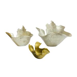 Hôtels Nouveaux bols de chocolat faits à la main couleur argent bol de table pour salade et bonbons et noix pour la décoration du Ramadan Offre Spéciale - Product Image 4