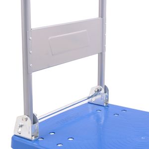 Plate-forme industrielle en plastique 400kgs Heavy Duty Cargo Transport Chariot à plate-forme de camion Entrepôt Chariot à main pliable avec roues - Product Image 4