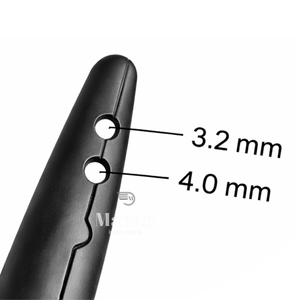 Pinzas para Extensiones de Cabello Negro Mate, Herramienta de Prensado de Micro Anillos y Nano Perlas, Herramienta de Estilismo Profesional y Duradera para Salón - Product Image 3