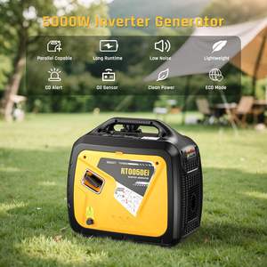 Generador Inverter Portátil de Combustible Dual de 5000 Vatios – Pequeño, Alimentado por Gasolina y GLP, para Respaldo Doméstico, Camping, RV - Product Image 3