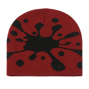 Bonnet d'hiver unisexe personnalisé avec logo jacquard intégral, tricoté, prêt pour le voyage, tissu courant 2026 - Product Image 4