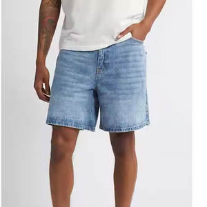 Pantalones vaqueros deportivos ligeros para hombre al por mayor, cómodos pantalones cortos de cintura media, patrón sólido de alta calidad a la venta en línea - Product Image 3