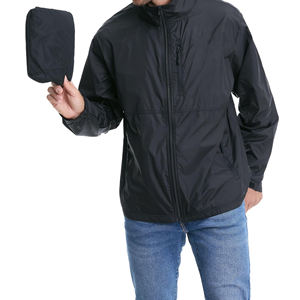 Veste de luxe personnalisée de haute qualité pour hommes entraînement course à pied vêtements de sport mode sensation de nu col montant vestes pour hommes - Product Image 4