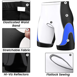 OEM Mens Compression Shorts With Custom Logo Printing Breathable Stretch Fit Gymwear With Private <b>Label</b> Manufacturer - Product Image 2