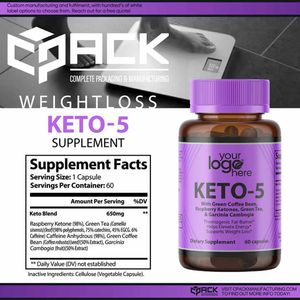 Grano de café verde orgánico de origen estadounidense de alta calidad y Garcinia Cambogia Keto 5 cápsulas adelgazantes para uso en adultos - Product Image 3