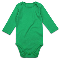 Body de Manga Corta de Algodón Orgánico de la Mejor Calidad para Bebés, con Cierre de Botones a Presión, Unisex, para Bebés y Niños Pequeños