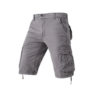 Short d'été confortable de haute qualité pour hommes Taille élastique Loose Straight Solid Pattern Camouflage pour les loisirs en plein air - Product Image 6