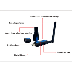 <span class=keywords><strong>Dmx512</strong></span> XLR receivers và máy phát ánh sáng sân khấu thiết bị - Product Image 5