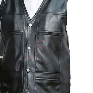 Chaleco de Cuero para Hombre de Alta Calidad al por Mayor, Transpirable y Cálido para Invierno, con Material de Tela, Precio Razonable, MOQ Bajo, Estilo Formal - Product Image 6