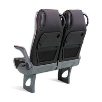 Siège passager réglable de qualité superlative avec repose-pieds confortable Accessoires de bus de véhicule VIP en gros