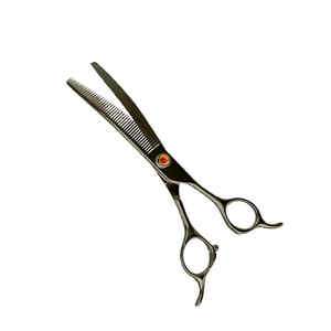 Tijeras de adelgazamiento de cabello profesional de acero inoxidable de 5-7 pulgadas con tecnología de rodillos y tijeras de peluquero en forma de aceite para uso en salón - Product Image 1