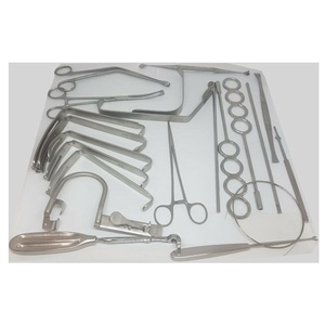 Ensemble d'instruments d'adenoidectomie et de tonsillectomie en acier, 23 pièces, alimentation électrique, garantie 5 ans - Product Image 1