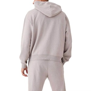 New Heavyweight Zipper Men Hoodies Unisex Drop Shoulder Blank Plain 100% Cotton <b>Thick</b> <b>Fleece</b> Best Selling Men Customization Logo - Product Image 3