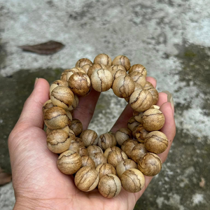 Pulsera de cuentas de madera de agar de alta calidad superventas TUYET DUNG marca modelo VT14 10MM marrón directo al por mayor precios Vietnam - Product Image 1