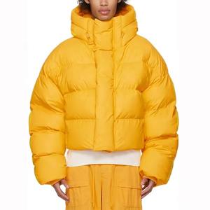 OEM Clothing Manufacturer Winter Warm <b>Coat</b> Thick Outdoor Puffer Jacket Custom High Quality Hooded Bubble Down Jacket <b>Men</b> - Product Image 3