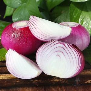 Cebola Grande Vermelha em Pacote de 25kg Crocante Suculenta Doce Picante Descascada Fresca Redonda de 7cm Marca Heli de Shandong Orgânica para Exportação - Product Image 2