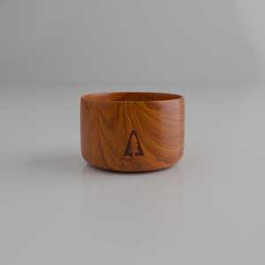 Bol en bois artisanal écologique avec intérieur en émail coloré, bol de service élégant pour les collations et les salades, passe au lave-vaisselle - Product Image 5