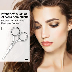Tijeras Profesionales Premium de Acero Inoxidable con Punta Redondeada para Recortar el Vello de la Nariz, Manicura, Uñas y Cejas - Product Image 5