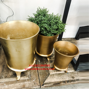 Jarrones Decorativos de Flores Doradas para Mesas de Aluminio, Centros de Mesa para Bodas, Jarrones Decorativos de Lujo para Mesa de Boda - Product Image 2