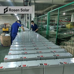 ROSENホームソーラー使用ディープサイクルソーラーバッテリージェル12V100Ah 200Ah250Ah鉛蓄電池 - Product Image 2