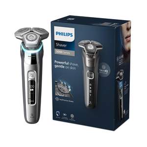 Afeitadora Eléctrica Húmeda y Seca con Estuche de Transporte, Resistente al Agua IPX7, Cuchillas Triples Dobles para Uso Corporal, Mini Afeitadora Rotatoria de Repuesto - Product Image 3