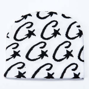 Nouveauté Bonnet en tricot Y2k avec strass, bonnet d'hiver de qualité avec strass, bonnet Mea Culpas pour hommes et femmes - Product Image 3