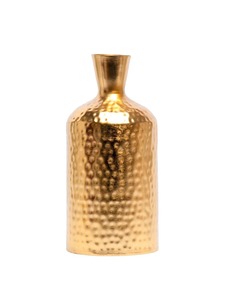 Hammered Design <b>Metal</b> Flower Vases With Antique Gold Polished For Home Decor Table Decor Luxury Home Decorations Supplies - Product Image 2