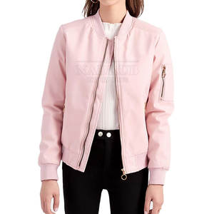 Chaqueta Bomber para mujer con cintura ajustable y cremallera frontal completa Chaqueta Bomber elegante para mujer con textura suave - Product Image 1