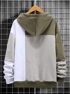 เสื้อฮู้ดดี้โอเวอร์ไซส์หลากสีสไตล์สตรีทแวร์สำหรับผู้ชาย เสื้อผ้าแฟชั่น เสื้อฮู้ดดี้เปล่าแบบสั่งทำ เสื้อฮู้ดดี้และเสื้อสเวตเชิ้ตผู้ชาย - Product Image 2