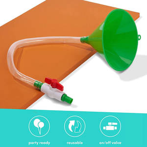 <span class=keywords><strong>Entonnoir</strong></span> de bong de bière unique de logo personnalisé avec valve pour le jeu de fête - Product Image 3