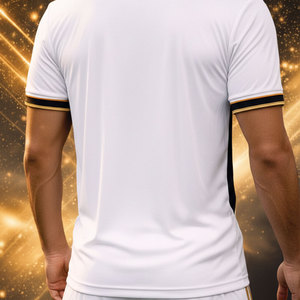 Uniforme de Fútbol Golden Aura Elite Kit, Color Blanco, Pantalón Corto de Verano, 100% Poliéster, Secado Rápido, Transpirable, para Atletas de Alto Rendimiento - Product Image 6