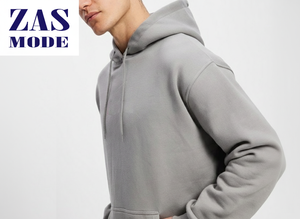 Sudadera Gruesa de 300gsm 500gsm con Logotipo Personalizado del Fabricante, Sudadera con Hombros Caídos, Estilo Francés, Holgada, Corta, de Gran Peso para Hombre - Product Image 2