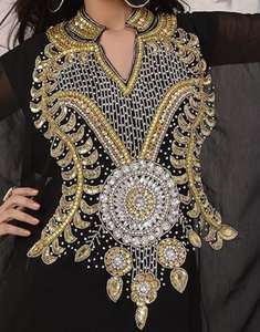 ชุดเดรสยาวแบบมุสลิมสไตล์โมร็อกโก ดูไบ แบบเรียบง่าย ประดับลูกปัดด้วยมือ ยาวคลุมเท้า เป็นมิตรกับสิ่งแวดล้อม เหมาะสำหรับงานแต่งงาน งานปาร์ตี้ หรือใส่ไปเที่ยวชายหาด - Product Image 6